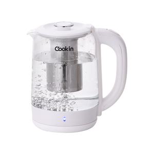 키친플라워 쿠킨 티멜로 유리 티망주전자 1.8L, 1개