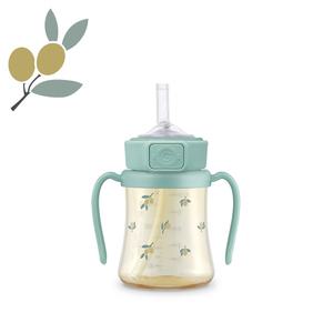 그로미미 PPSU 올리브 원터치 빨대컵 200ml (피스타치오)