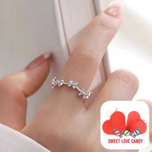 [헤스티아][+SWEET LOVE CANDY 패키지] 반가워요 나비씨 반지+핑크선물포장+쇼핑백