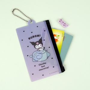 [산리오] 메롱 쿠로미 지퍼 카드케이스