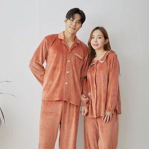 [바풀] CA3S15815 커플잠옷 밍크 수면 홈웨어 여성 남성 파자마 상하세트_P350972961