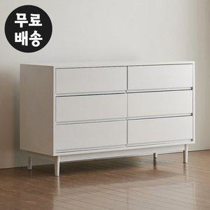 조안 원목 와이드 체스트 3단 서랍장 삼단 옷 수납