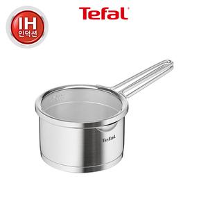 [테팔] 인덕션 스테인리스 스틸 노르디카 편수냄비 16cm (뚜껑포함)