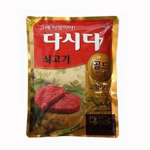백다시다 쇠고기 골드 1KG 먹거리 식자재 백설 다시다 쇠고기