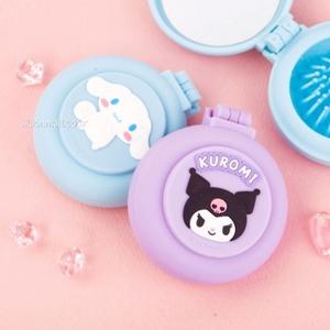 산리오캐릭터즈 와펜 휴대용 거울브러쉬-12EA