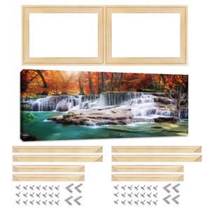 액자 DIY 그림 나무 예술 70x100cm 대형 프레임 캔버스 들것 키트 유화 포스터 거실 장식
