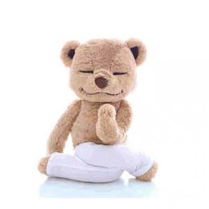 요가곰 메디 테디 곰돌이 요가하는 봉제 춤추는 인테리어 40cm 인형 높이 모델