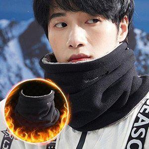 [셀러허브 패션][JHQRNZFZ_4B]겨울 기모 방한용품 스웨이드 방한 넥워머