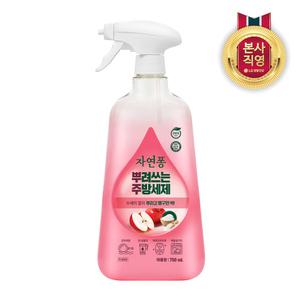 자연퐁 뿌려쓰는 주방세제 애플향 용기형 750ml 1개