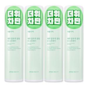 식물나라 제주알로에 쿨링 선 스프레이 100ml 4개