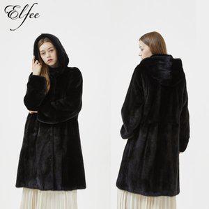 [진도 엘페](의정부점)[진도 Elfee] 휘메일 밍크 후드 코트(E7W3EC08)