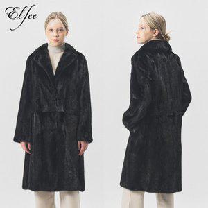 [진도 엘페](본점)[진도 Elfee] 풀스킨 휘메일 밍크 롱코트(E8W3EC13)