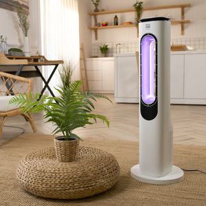 ELECTRO-G LED 음이온 스탠드형 날개없는 선풍기 GEF-CW1300R