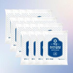 백설 하얀 설탕 백설탕 1kg x 16개 (1박스)