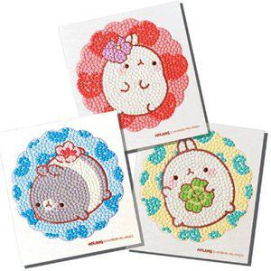 [기타]취미생활 몰랑이 10x11 3p 보석십자수 캐릭터 스티커