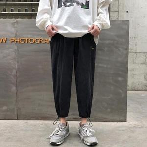 [라일리] Rly 남성 밑단 스트링 배기팬츠 3컬러 687