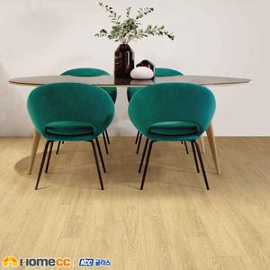 KCC 숲 그린 1.8T 모노륨 장판 샌디 워시오크 - 35M