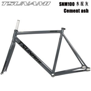 자전거프레임 쓰나미 SNM100 M 자전거 프레임 더블 버트 6061 알루미늄 부품 세트 49cm 52cm 55cm 58cm 시
