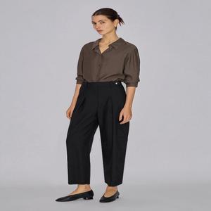 쉬즈미스 백 밴딩 원턱 배기 팬츠 Swwslo31050 Swwslo31050 12