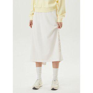 [르꼬끄](강남점)[이월][50% OFF] 여성 더블텐션 레귤러핏 스커트 / YELLOW BEIGE(QP122OSK11)