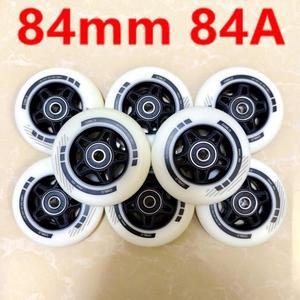 인라인바퀴 우레탄바퀴 휠 수리 교체 부품 부속 스피드 휠 스케이트 84mm 84a 8 바퀴/로트