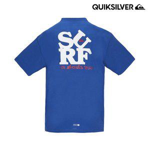 [퀵실버](센텀시티점)남성 반팔 래쉬가드 겸용 서프티 SURF RASH SS (QE21RE170)