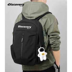 DISCOVERY SUN 여성용 방수 나일론 배낭 여행 가방, 십대 소녀용 책가방, 단색 책가방,