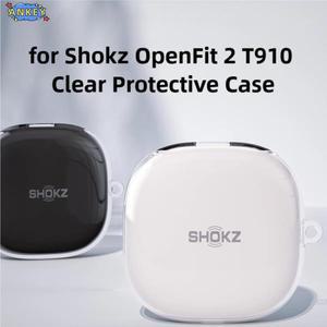 [보호보관] Shokz OpenFit 2 T920 케이스 보호용 투명 Air T511 끈 TPU 커버 이어폰 쉘