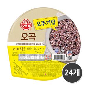 오뚜기 맛있는 오뚜기밥 오곡 210g 24개