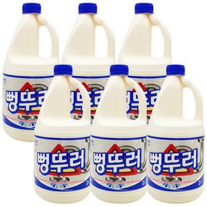 샤이린 뻥뚜러 2L 펑 배관 배수관세척제 락스 하수구 x 6개 1832633 J