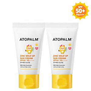 [아토팜] 징크 마일드 업 선크림 65gx2개 SPF50+ PA++++