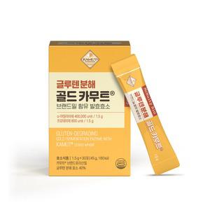 맥널티바이오 글루텐분해 골드카무트 브랜드밀 함유 40만 고역가 발효효소 30포