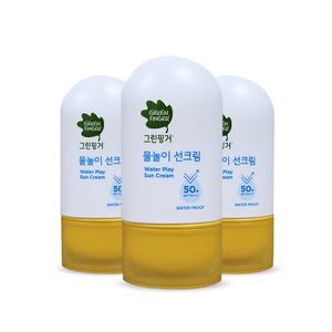 그린핑거 물놀이 선크림 워터프루프 50ml x3개