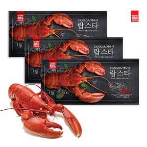 [오션킹] 캐나다 자숙 랍스터 3미 총1.3Kg이상(1팩당 400-500g)