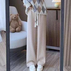 [오노마] ONM 데일리 여성 스웨이드 기모 코듀로이 밴딩 팬츠