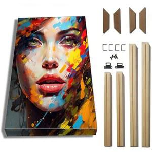 액자 Dropshipping 나무가 우거진 사진 프레임 벽에 사진을위한 DIY 나무 그림 50x70 60x80 CM 장식