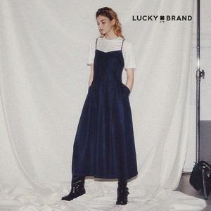 럭키브랜드 25SS 데님 뷔스티에 원피스 1종