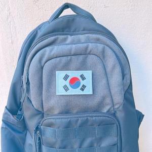 태극기모양 찍찍이 자수패치 군인 와펜 (3gtv2)