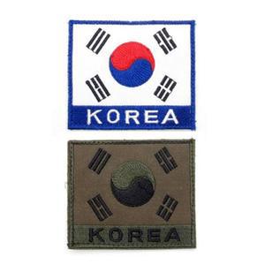 군인 가방패세련치 태극기찍찍이 패치