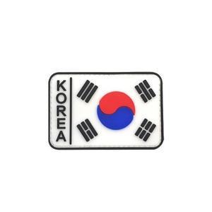 태극기 고무트렌패치 가방소품 조끼 배낭 단체복부착
