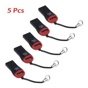 cf카드 메모리카드 5Pcs 휴대용 USB 2 0 TF 플래시 메모리 카드 리더 어댑터 노트북