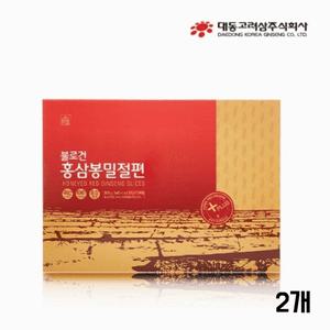 대동고려삼 정과 불로건 홍삼봉밀절편 20g 10ea 2개(쇼핑백포함)