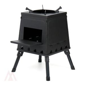 901M 접이식 화목난로 26X34CM 블랙 화로대 차박 숯불화로