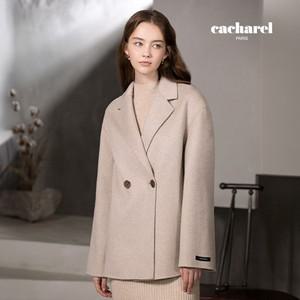 [론칭가 79 900원] 까사렐 24FW 울블렌드 핸드메이드 하프코트