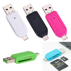 cf카드 메모리카드 PC 휴대폰 핸드폰 핸드폰용 USB OTG 카드 리더 범용 마이크로 TF SD 7BWZ 2 in 1