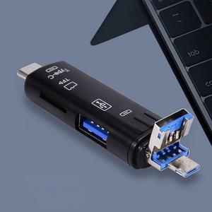 cf카드 메모리카드 하나의 USB 3 0 C 카드 판독기에 고속 5개 미니 소형 TF 판독기 Usb3 메모리