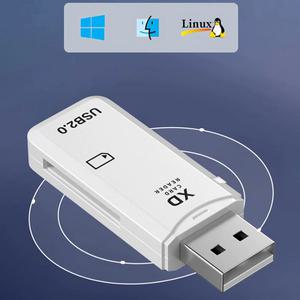 cf카드 메모리카드 단일 포트 XD 고속 카드 리더 USB 2.0 어댑터 메모리 플래시 드라이브 PC 노트북 액세서