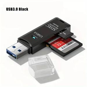 cf카드 메모리카드  USB 3.0 2.0 마이크로 SD 카드 리더기 PC 카메라용 고속 데이터 변속기 최대 5Gbps 다