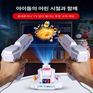 빔프로젝트게임기 프로젝션 총 오락실 슈팅 연하장 가정용