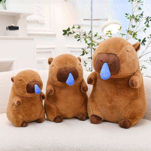 귀여운 콧물 카피바라 대형 봉제인형 32cm 중카피바라 피규어 노래 애착 캐릭터 어린이 선물 선물용 동물